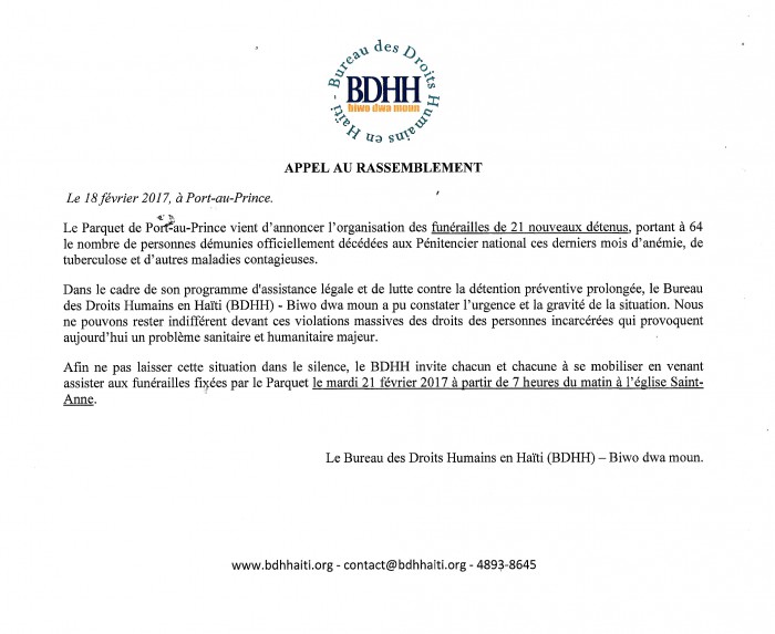 Appel au rassemblement